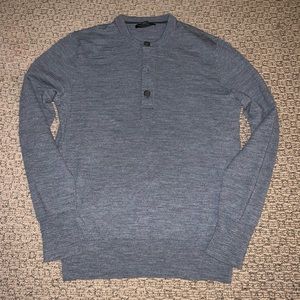 Banana Republic Henley sweater - gray